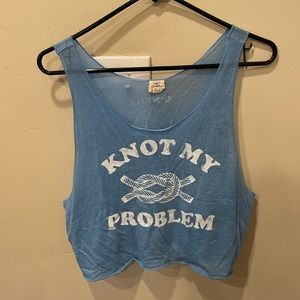 O’Neill Crop Top Tank “Knot My Problem”